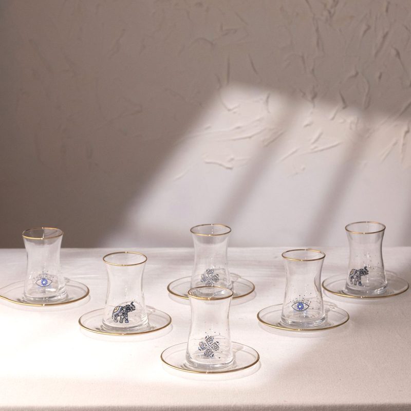 Lucky Charm – Комплет чаши за чај (12 парчиња)