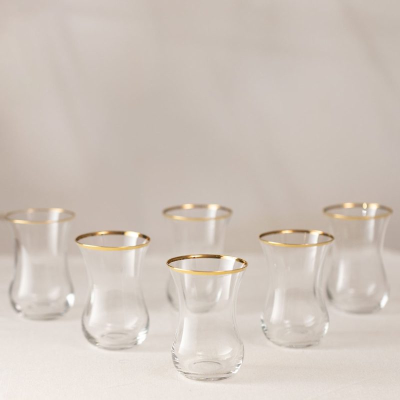 Pure - Gold – Комплет чаши за чај (6 парчиња)