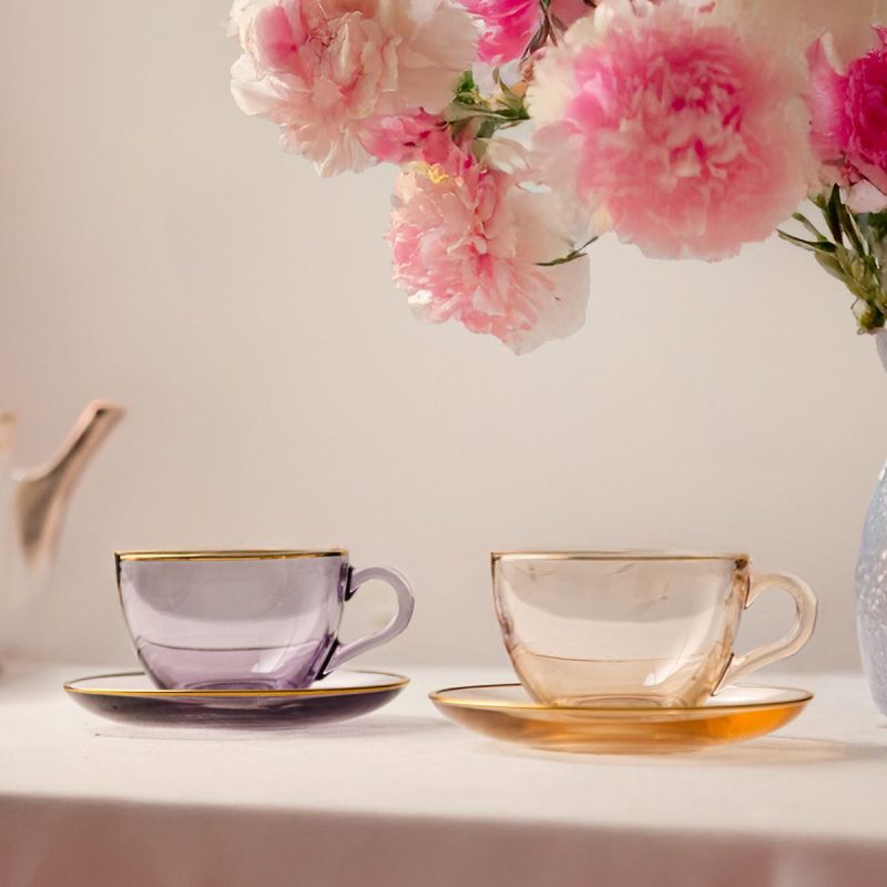 Five O'Clock - Purple – Комплет шолји за чај (4 парчиња)