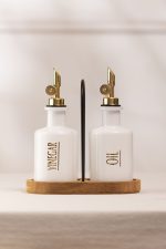 Marbella Bambu - White – Комплет за дозер за масло (2 парчиња)