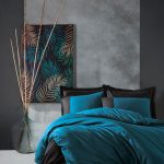 Plain - Petrol Blue – Единечна постелнина