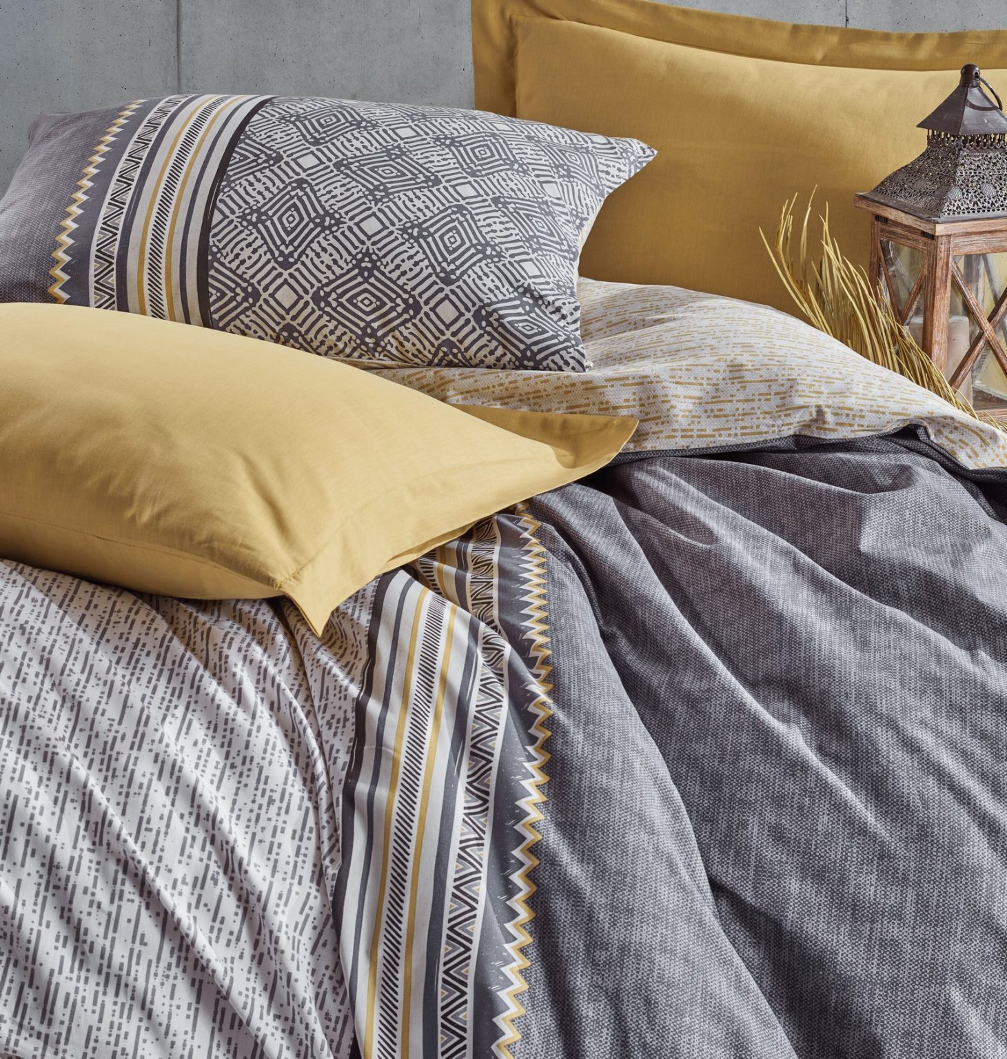 Nedra - Beige – Единечна Ranforce постелнина - Image 2