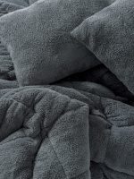 Pelus - Grey – Сет од прекривач и навлака за перница - Image 2