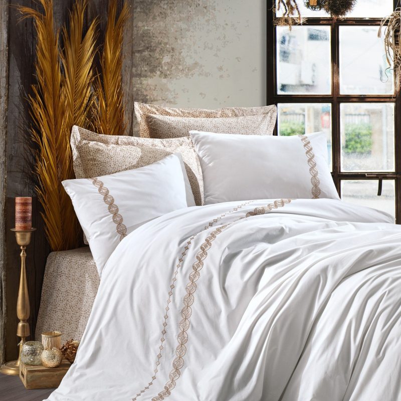 Ines - Beige – Дупла постелнина Ranforce