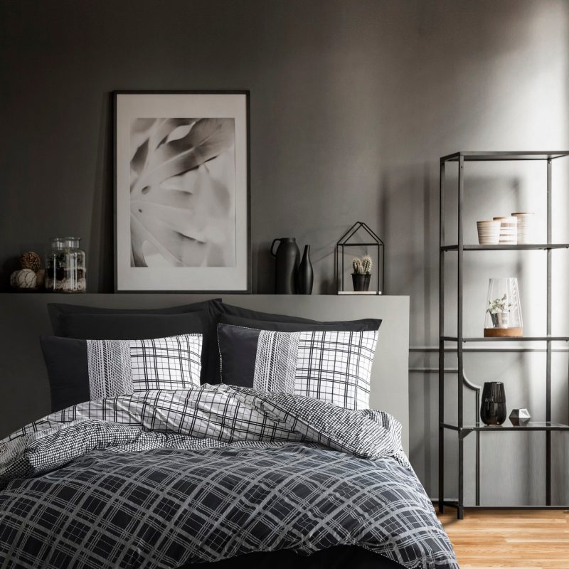 Carlos - Black – Дупла постелнина Ranforce