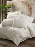 Pure - Ecru – Дупла 100% памучна сатен постелнина
