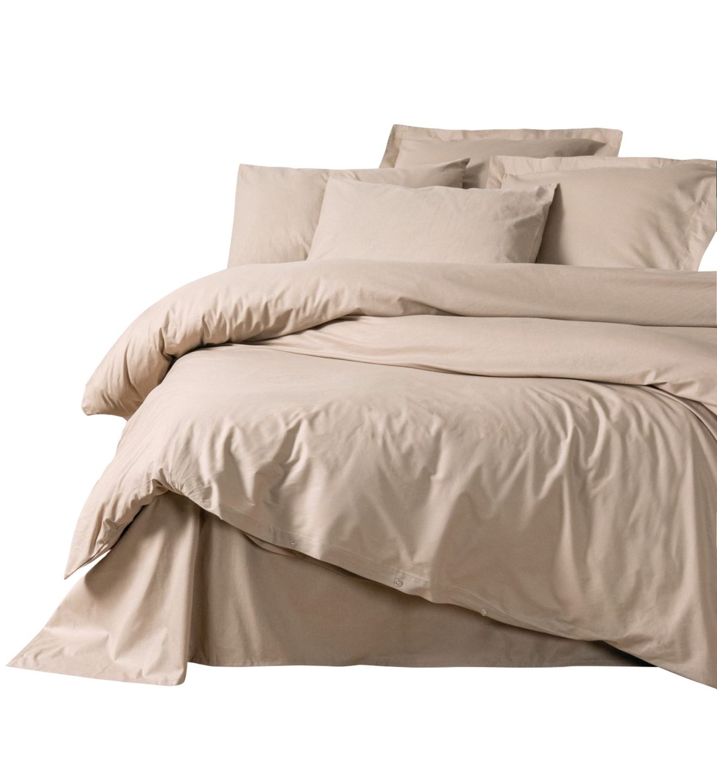 Plain - Beige – Дупла постелнина Ranforce - Image 3