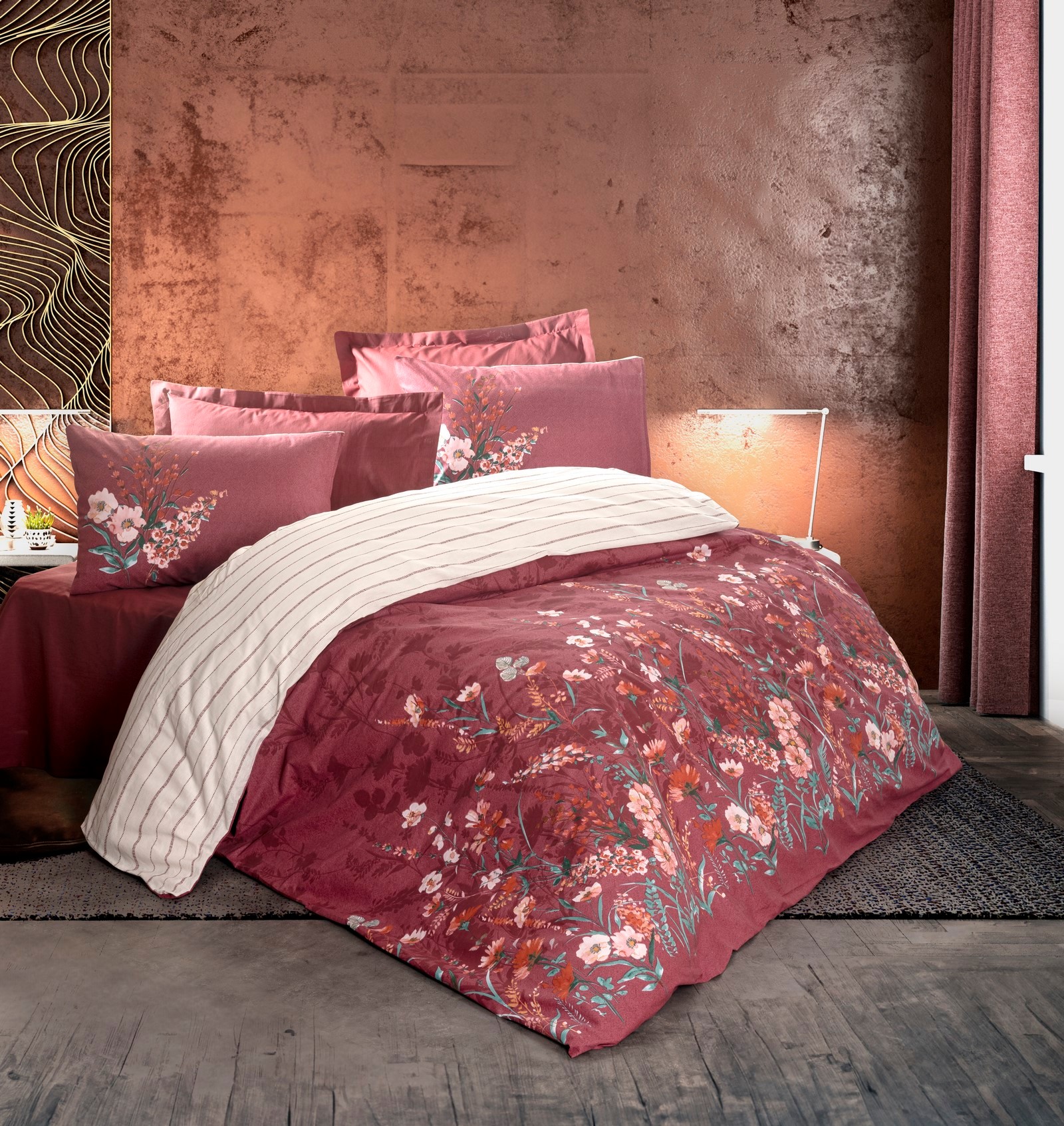 129CTN460920-201.jpg Vina - Claret Red – Единечна постелнина - Image 1