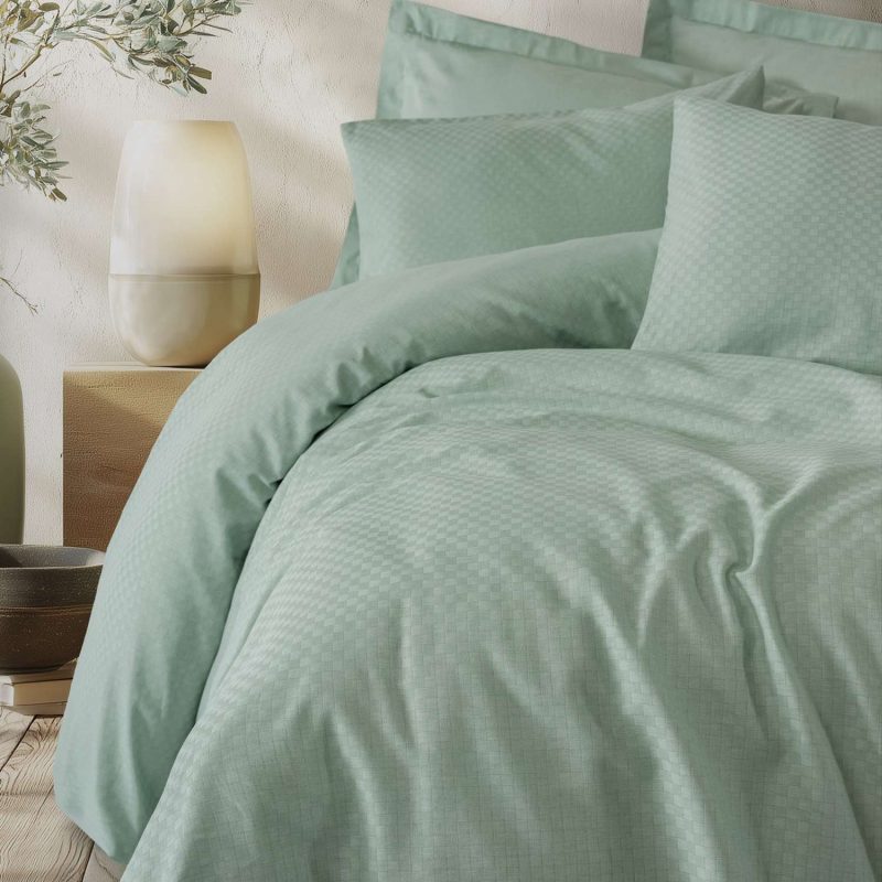 Plaid - Sage – Дупла постелнина Ranforce