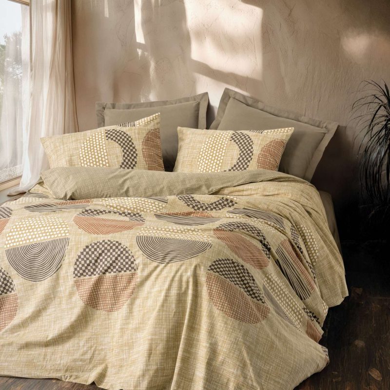 Moona - Brown – Дупла постелнина Ranforce