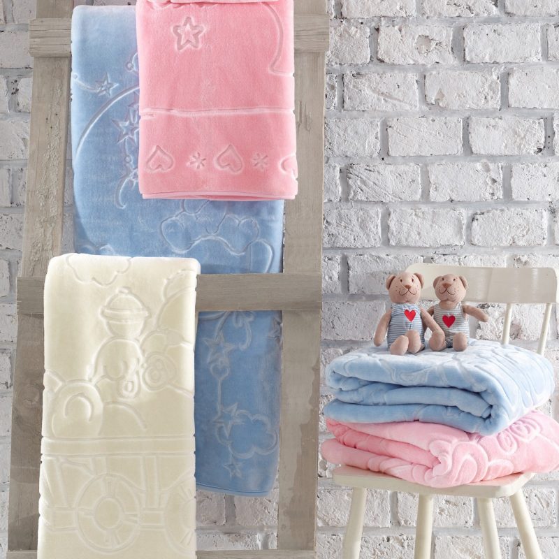 Emboss Baby - Ecru – Ќебе за бебиња