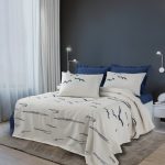 Larum - Dark Blue – Пике прекривач