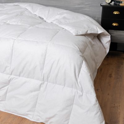 (cottonbox)Down Feather - White – Единечен јорган со гускини пердуви