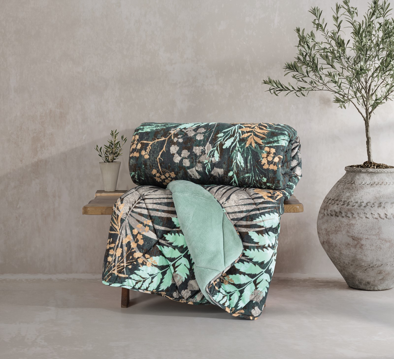 129CTN991520-201.jpg Velvet - Clorasa Mint – Дупли јорган - Image 1