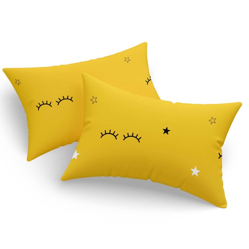 Dide - Yellow – Комплет навлаки за перница (2 парчиња)