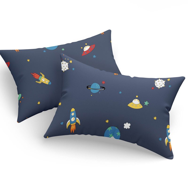 Uzay - Dark Blue – Комплет навлаки за перница (2 парчиња)