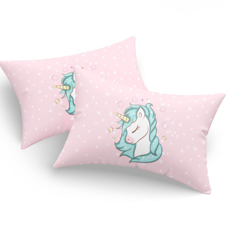 Unicorn Dreams - Pink – Комплет навлаки за перница (2 парчиња)