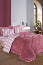 Soft Line - Claret Red – Комплет навлаки за перница (2 парчиња) - Image 2