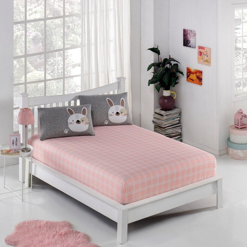 Tavşancık – Сет од единечен чаршав со наплака за перница