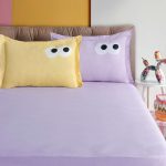 Funny - Lilac – Сет од дупли чаршав(160*200*20) со навлаки за перници