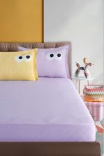 Funny - Lilac – Сет од дупли чаршав(160*200*20) со навлаки за перници - Image 2