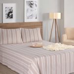 Soft Line - Beige – Сет од дупли чаршав со навлаки за перници