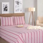 Soft Line - Claret Red – Сет од дупли чаршав со навлаки за перници