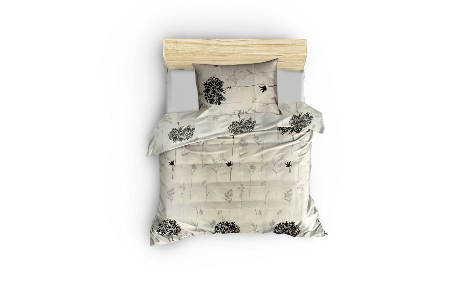 Efil - Beige, Grey – Единечна постелнина - Image 2