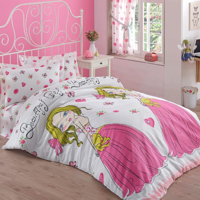 Beatiful Girl - White – Единечна постелнина