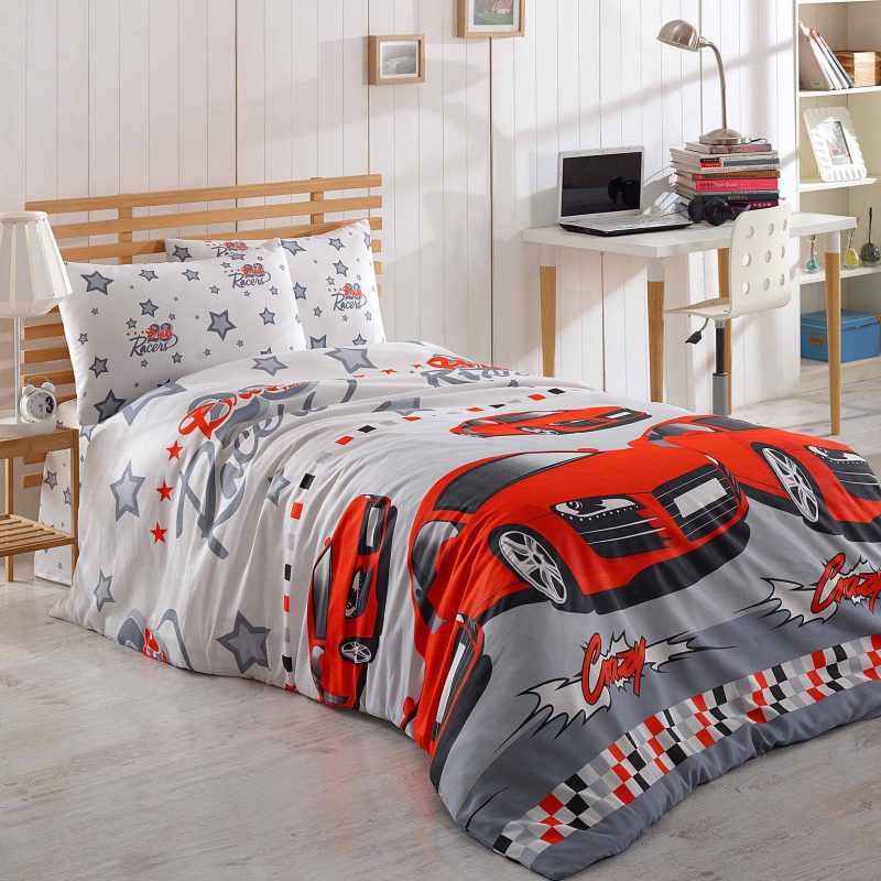 Crazy - Red – Единечна постелнина