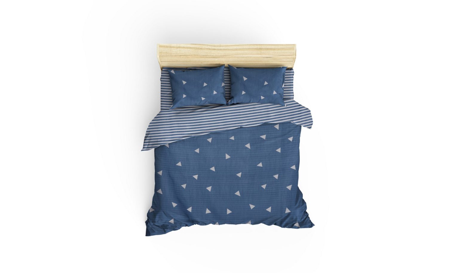 Üçgen - Blue – Дупла постелнина - Image 2