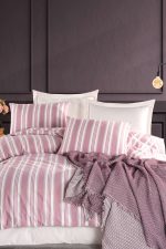 Soft Line - Claret Red – Дупла постелнина - Image 2