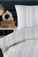 Soft Line - Grey – Дупла постелнина - Image 5