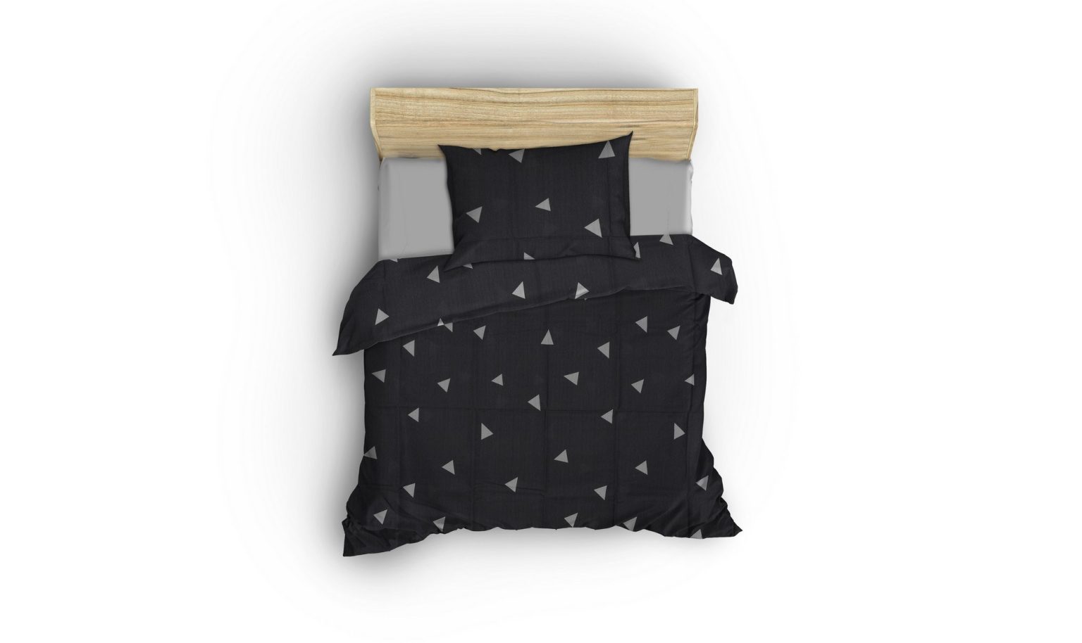 Üçgen - Grey – Дупла постелнина - Image 2