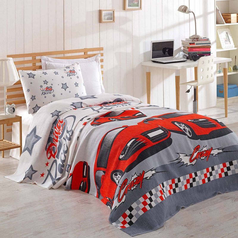 Crazy - Red – Пике прекривач