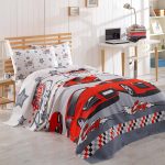 Crazy - Red – Сет единечни пике прекривачи