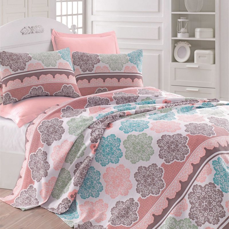 Andalucia - Turquoise – Дупли пике прекривач