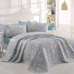 Tuval - Blue – Сет двоен пике и навлака за перница