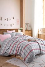 Warm Soft - Grey, Red – Двојно ќебе