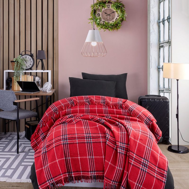 Warm Soft - Red – Единечно ќебе