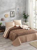 Creative - Brown – Сет Дупли прекривач и навлака за перница