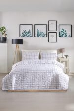 Artus - Grey – Сет Дупли прекривач и навлака за перница