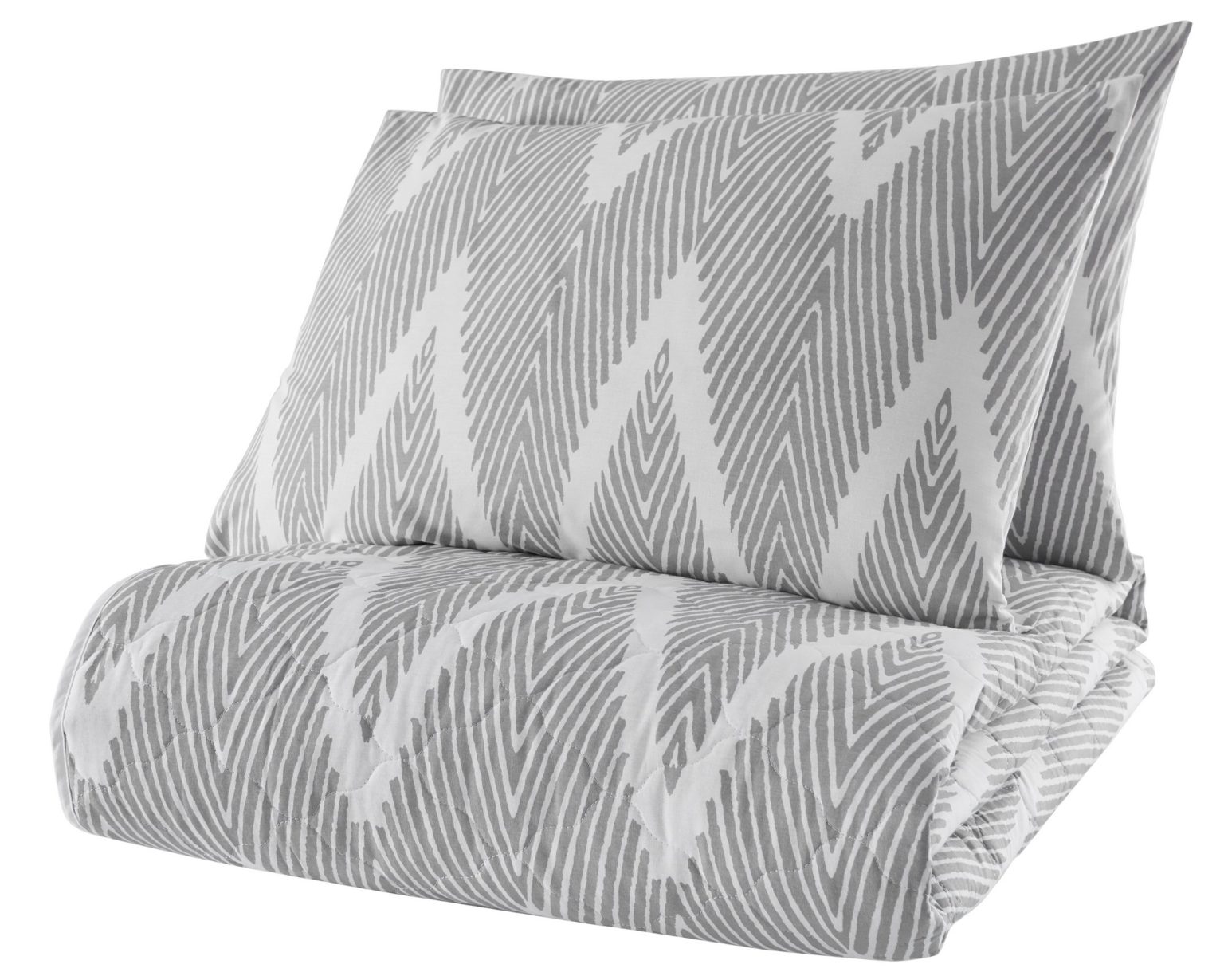 Olivia - Grey – Сет Дупли прекривач и навлака за перница - Image 2