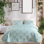 Post - Water Green – Сет Дупли прекривач и навлака за перница