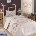 Unicornlar - Pink – Сет квилтани единечни пике прекривачи