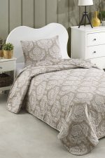 Post - Brown – Сет единечен пике прекривач - Image 2