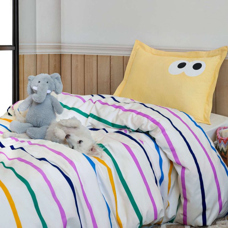 Funny - Yellow – Сет јорганска навлака и навлака за перница 140*200