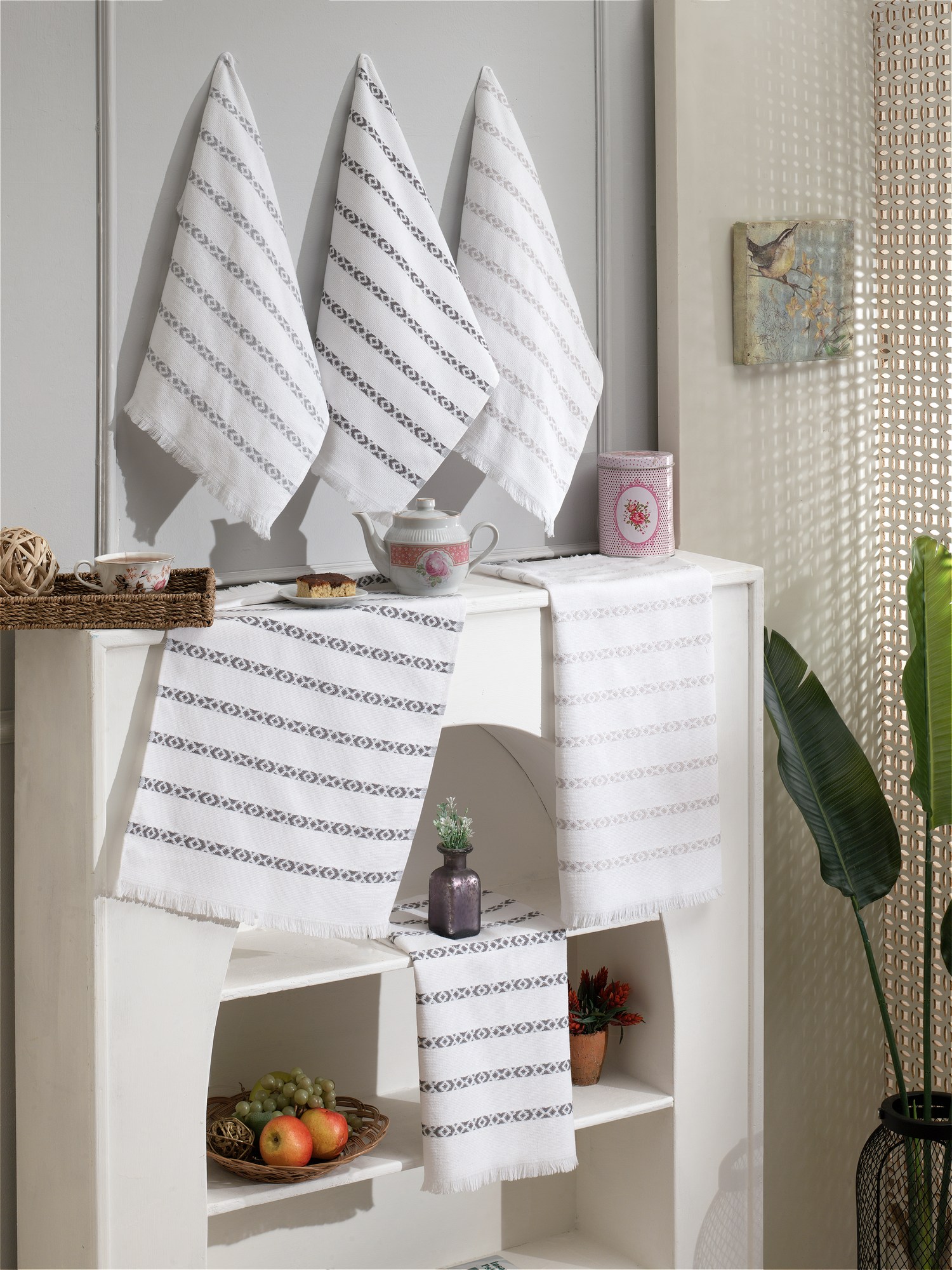 148WTN110120-201.jpg Mozaik – Комплет кујнски крпи (6 парчиња) - Image 1