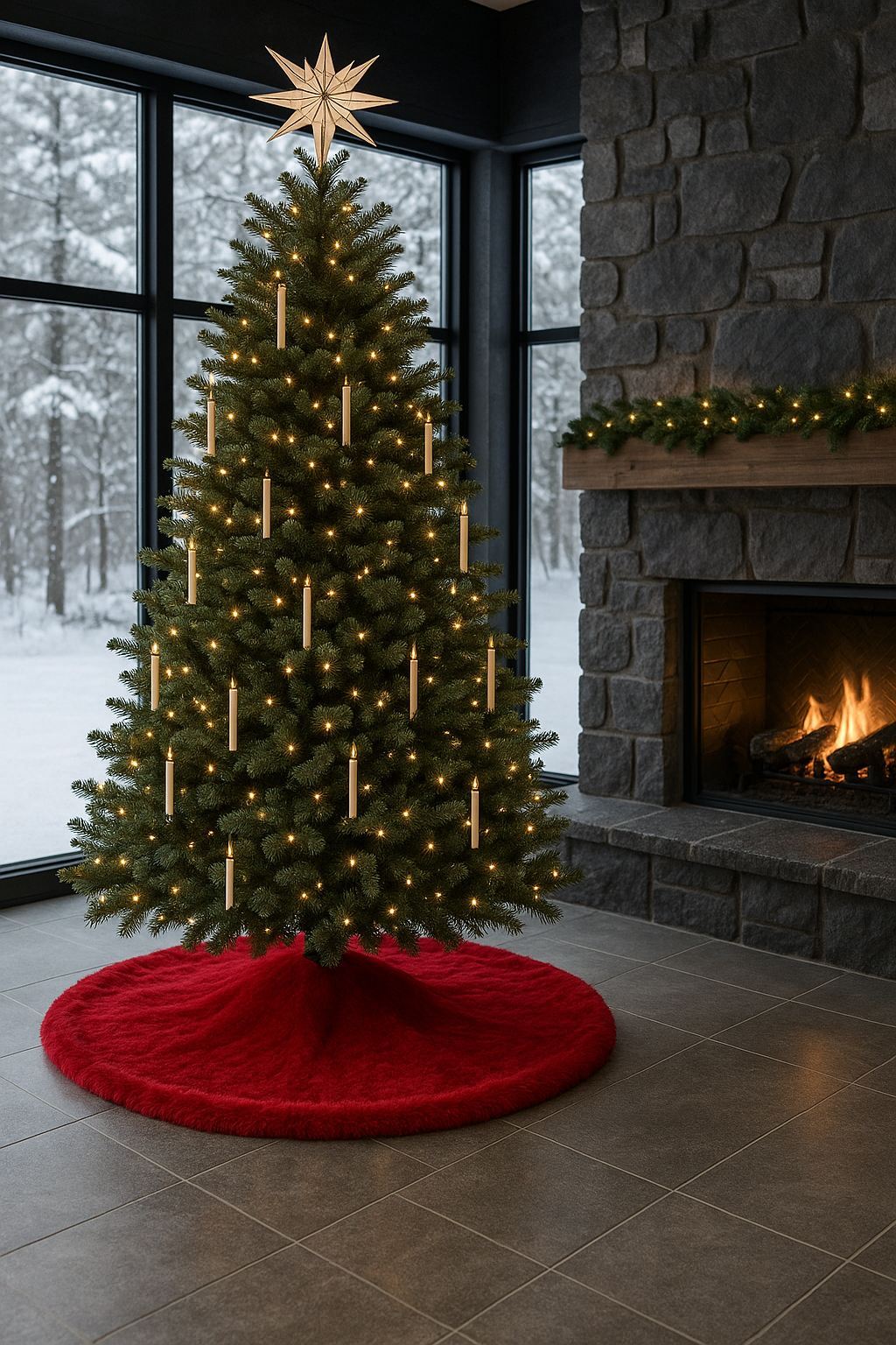 150CRG154920-201.jpg Yilbasi - Red 8 – Килим за новогодишна елка - Image 1