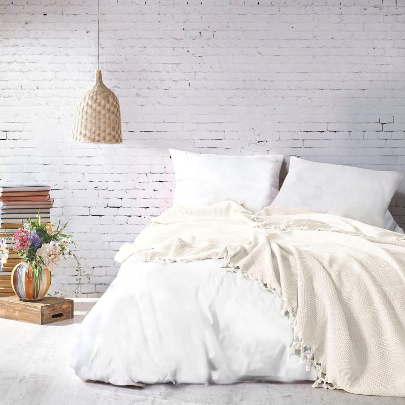 Mona - Cream – Дупли пике прекривач